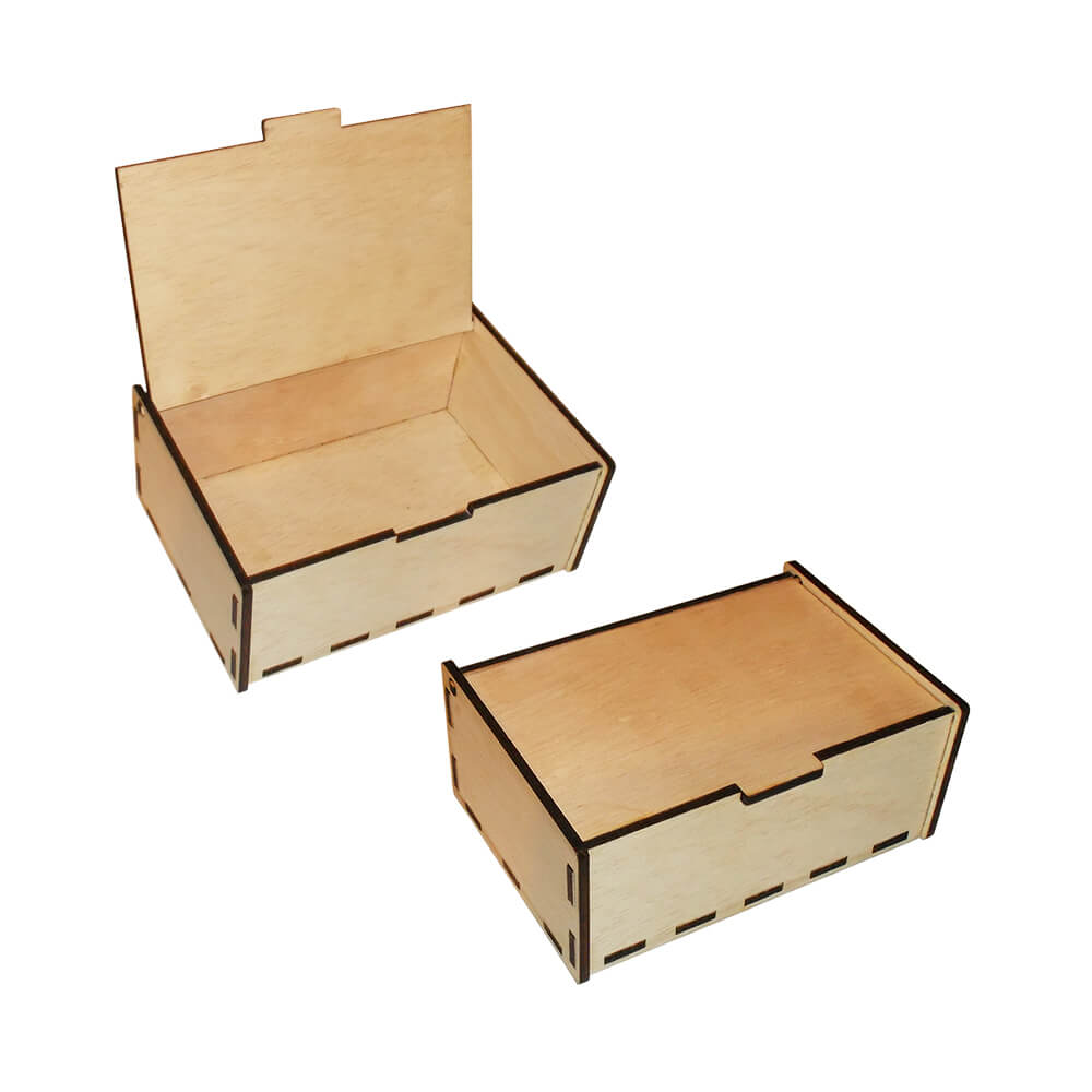 Дървена кутия за декупаж - лазерно изрязана 2 two wooden boxes with a lid